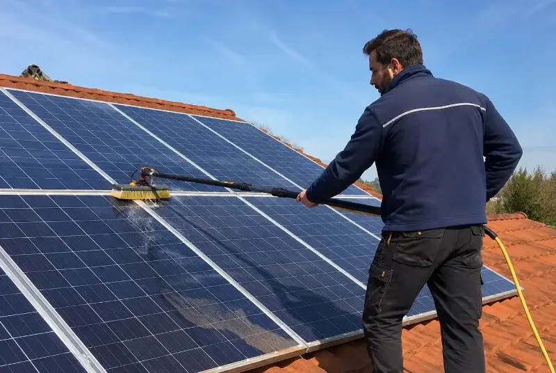 Nettoyage et entretien de panneaux solaires à Montesquieu-des-Albères